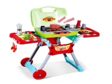 Kids Barbecue Stove Childs Toy Kitchen With Music And Light